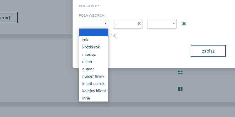 Expanded auto-numbering settings