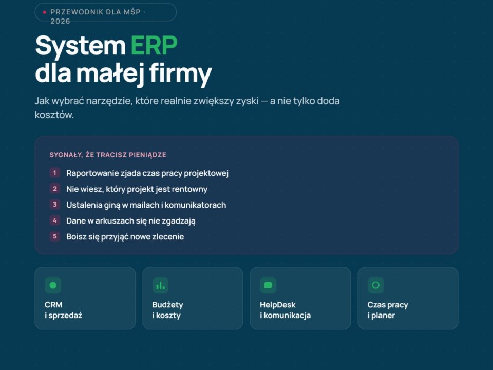 System ERP dla małej firmy: Jak wybrać narzędzie, które realnie zwiększy zyski w 2026 roku?