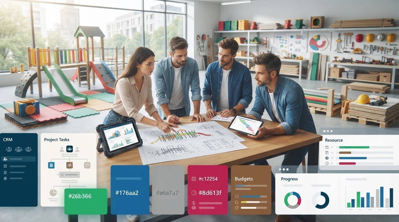 System dla producentów i firm montujących place zabaw,